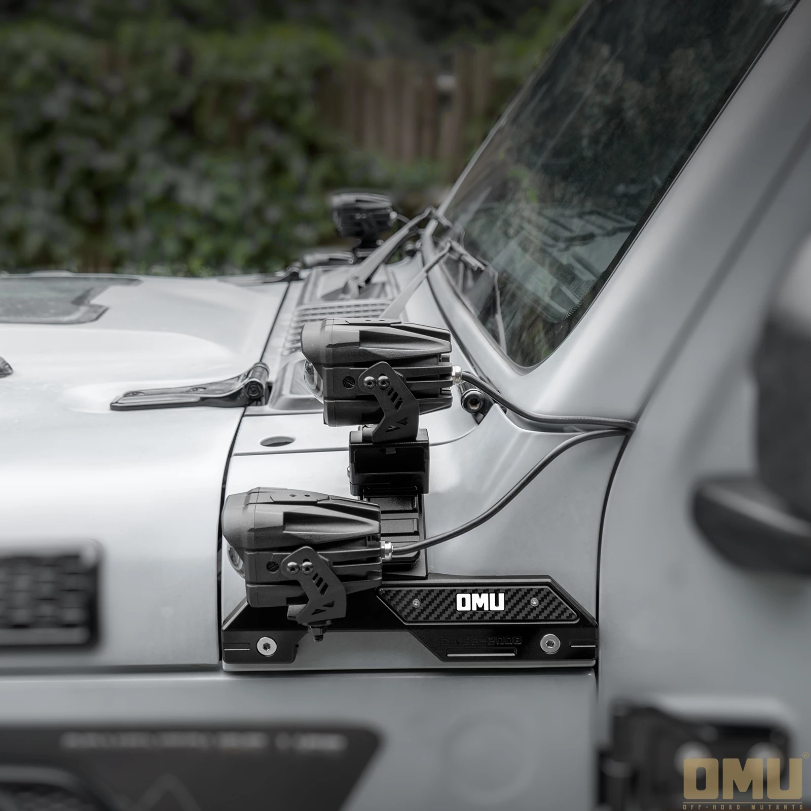 

OMU Aluminum Alloy A-Pillar Light Bracket Offroad Design LED Lamp Bracket For Jeep Wrangler JL 2018+ Made Carbon Fiber