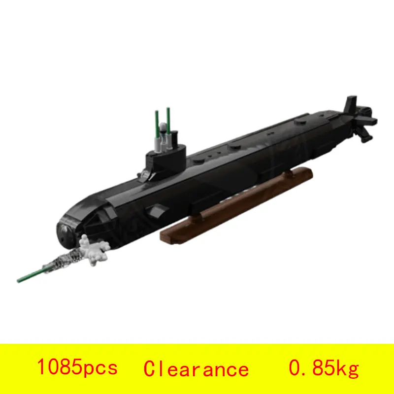 

Распродажа MOC-181448 1085 шт., сборка мелких частиц, строительные блоки, модель подводной лодки, корабль, подарок для взрослых, игрушечные украшения