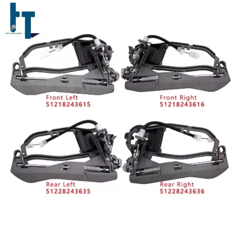 

51218243615 51218243616 51228243635 51228243636 Door Handle Carrier Inner Outside For BMW X5 Off-Road E53 Front Rear Left Right