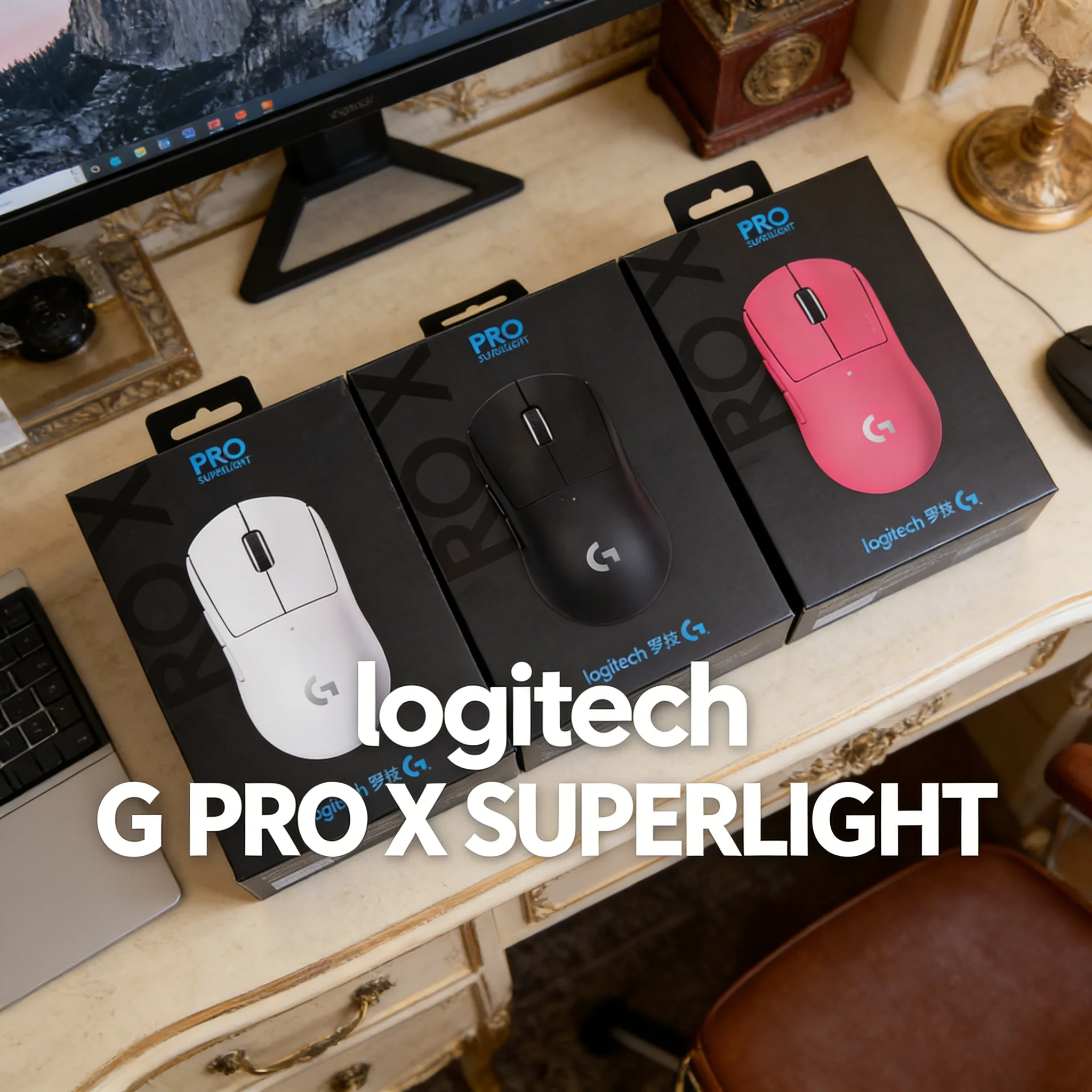 

Беспроводная игровая мышь Logitech G PRO X SUPERLIGHT 2 LIGHTSPEED, ультралегкая, с сенсором HERO 2, 44K DPI, 8KHz+G102/G203/G304/G305