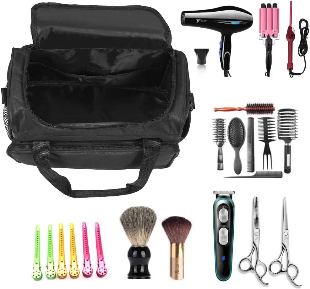 Hairdressing Tools Storage Bag Spot Professional Cosmetic Case Large Capacity Barber Supplies Organizer Portable Travel Bag