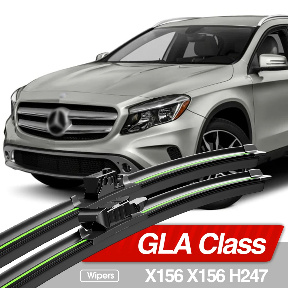 For Mercedes Benz GLA Class X156 X156 H247 2013-2023 Front Windshield Wiper Blades 2pcs Accessories Windscreen Window