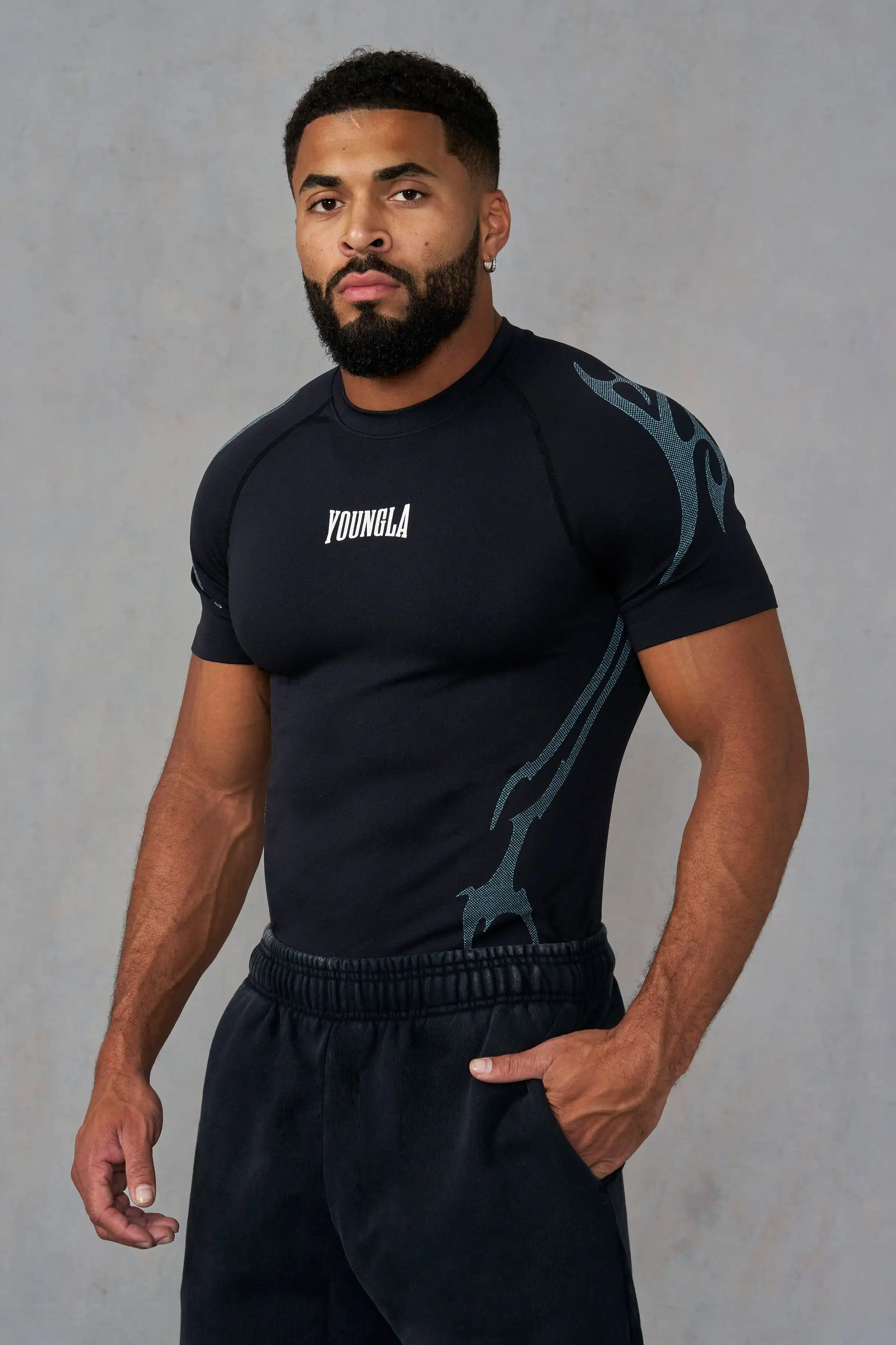 Amerikaans zomer nieuw heren strak t-shirt jogger sport fitness hardloop training snel drogend korte mouw