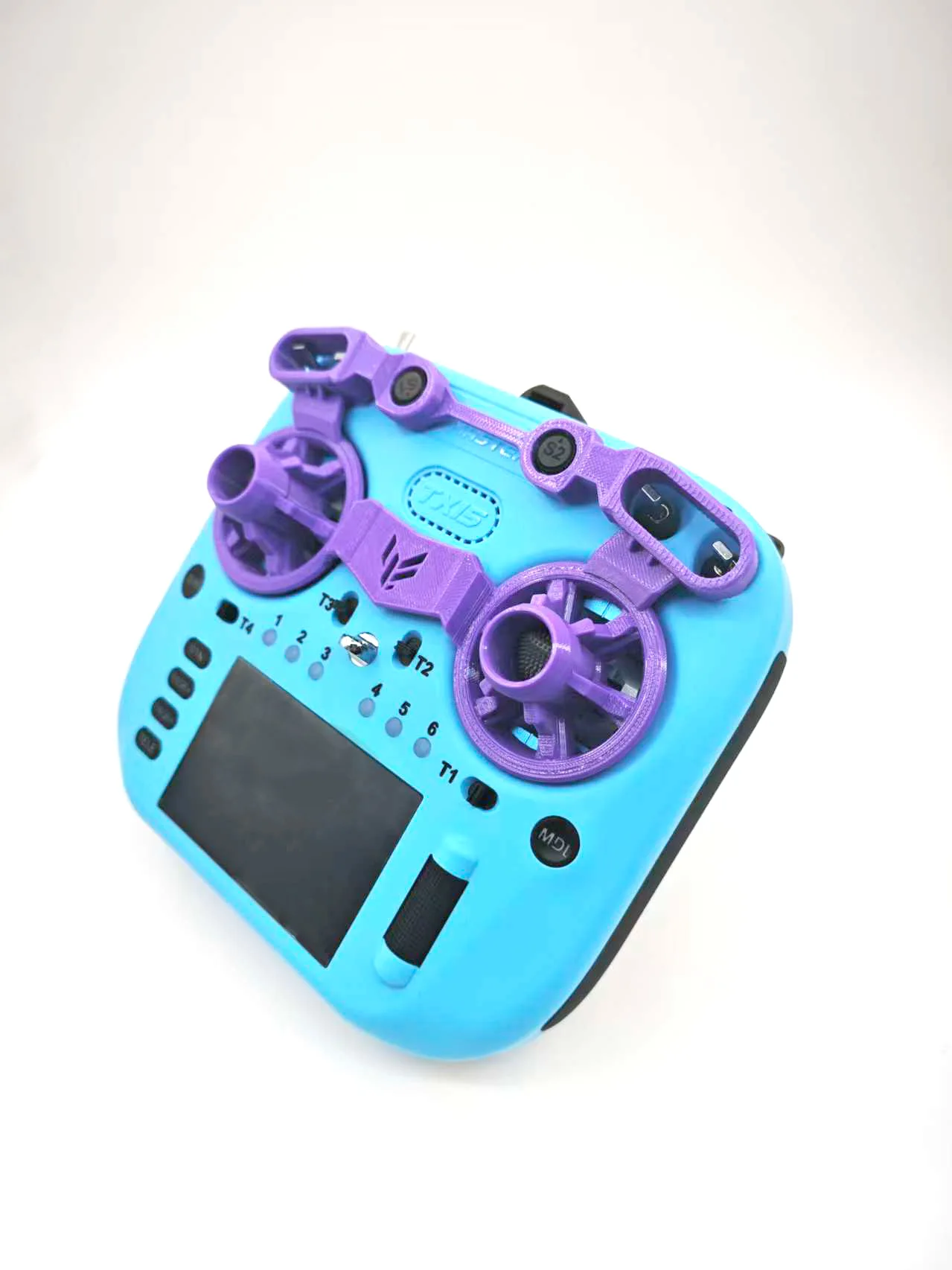 1 Stück 3D-gedruckte Schutzhülle für RC-Funkfernbedienung aus TPU, Gimbal-Stick-Schutz für RadioMaster TX15 Max Fernbedienung – Detail 2
