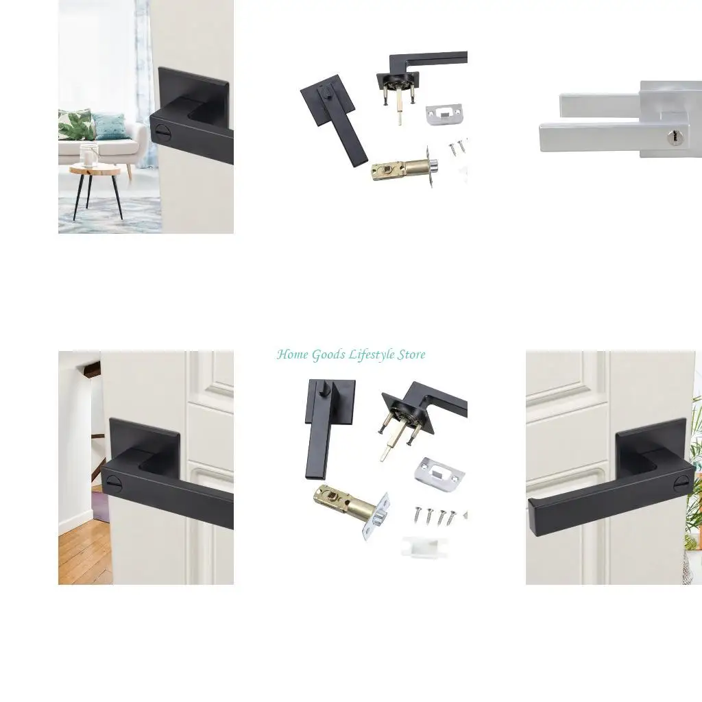 

E74E Набор замков для входных дверей с одинаковыми ключами, дверная ручка и замок с засовами для жилых помещений