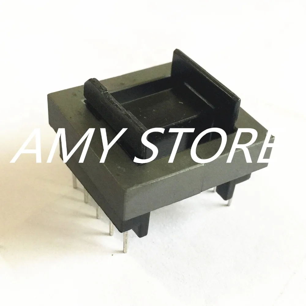 Black Plastic Iron EE30 Ferrite Core 10 Pin Bobbin Coil Former Set