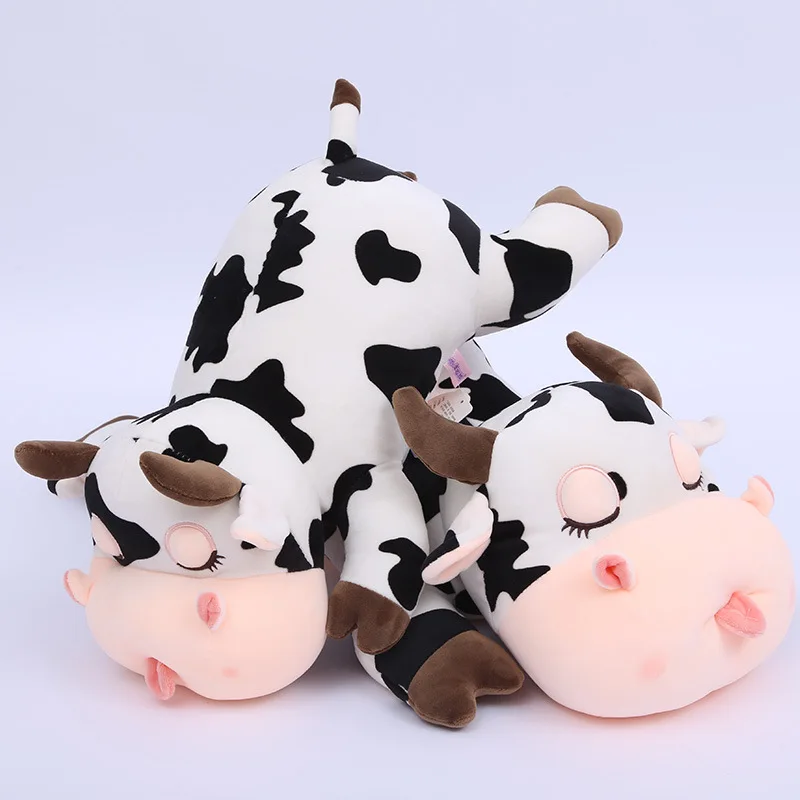 

New Plush Cow Toy Cute Cattle Plush Stuffed Animals Cattle Soft Doll Kids Toys Birthday Gift for Children Cartoon Doll Cow