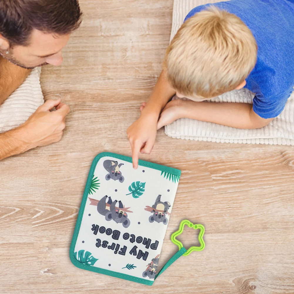 아기 사진 앨범 부드러운 천 유아 사진첩 아기 기억 앨범 귀여운 사진 앨범 가족 신생아 샤워 파티 기념품