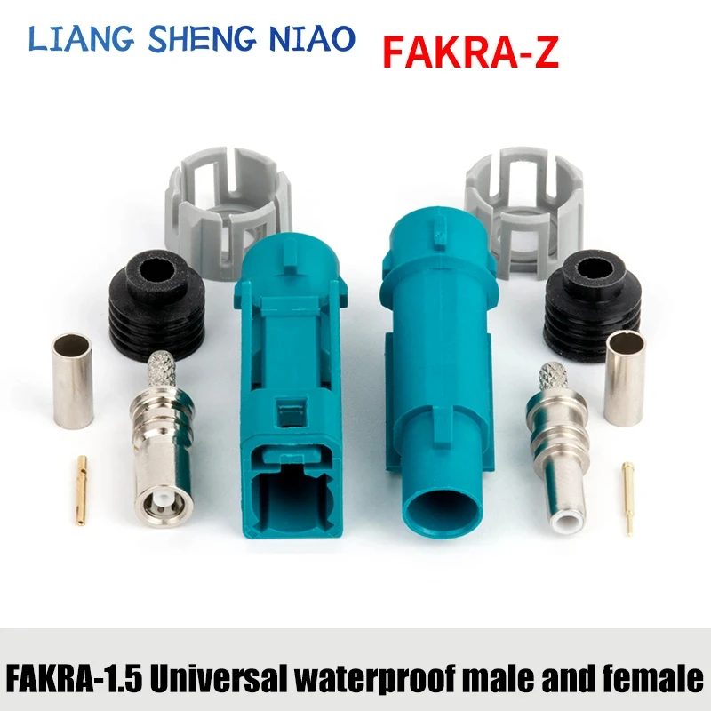 Fakra Type Z -J/K-1.5 Waterproof male/female car GPS camera connector RG174 RG316 line