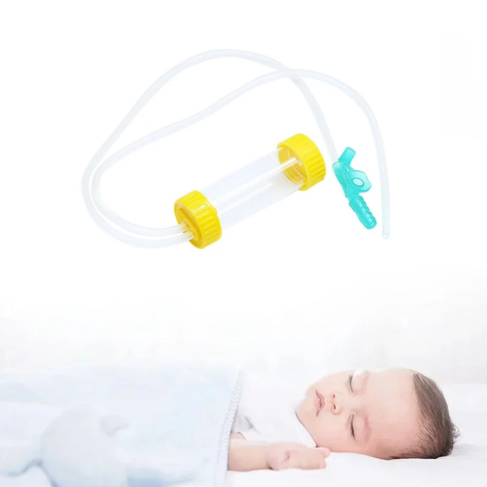 1-10pcs Disposable Medical Mucus Extractor Manual Nasal Aspirator With Suction Tube Quickly Gently Clear Stuffed Nose