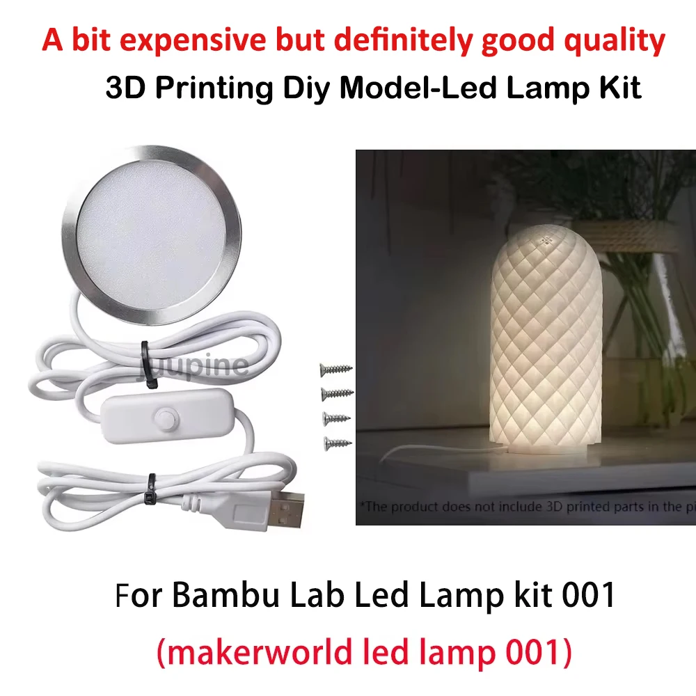 For Bambu Lab Led Lamp Kit 001 Hardware Bambulab Light Kit 001 Led Light Parts Diy Model Without 3d Printing Parts Maker Supply