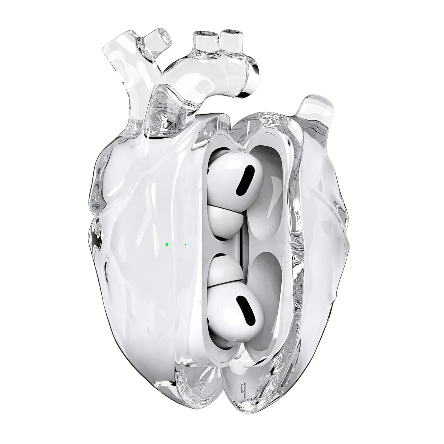 808FC Original Heart Earphone Case Cover Airdpods 3 4 Airpods Pro 2 Case Magnetic Wireless Charging Airpods Pro 2 Cover Case Man