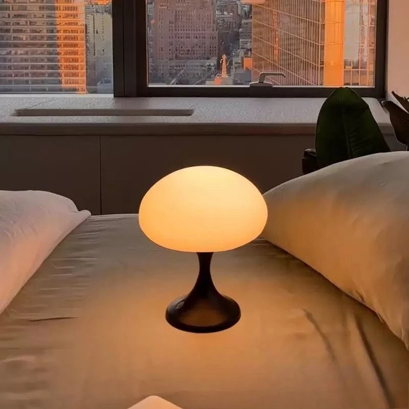 Jellyfish Desk Lamp Bedroom Bedside Ambient Light Night Light Living Room Retro Decoration High Sense