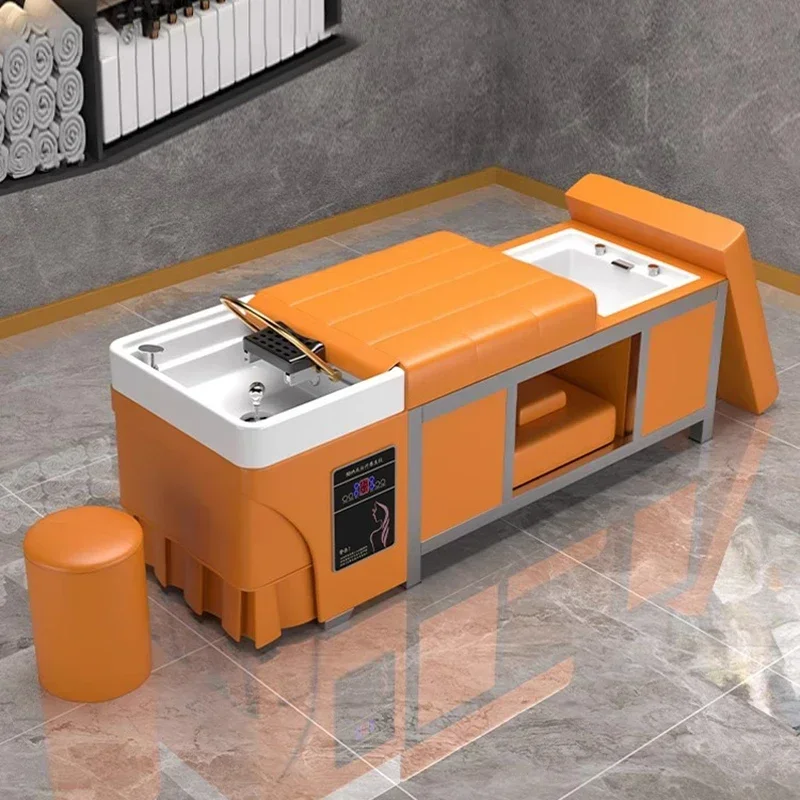 Cosmetologist Cosmetic Comfortable Luxury Stretcher Aesthetics Styling Hair Stylist Shampoo Bed Wash Camillas Masaje Salon Spa