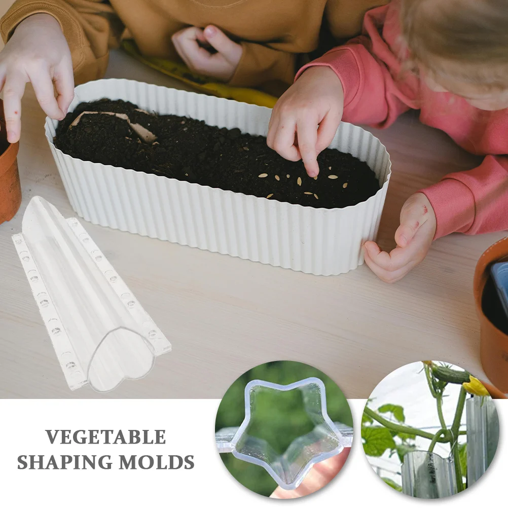 2Pcs Vegetable Shaping Molds Plastic Fruit Growth Mold for Cucumber Stereotype Growing Supplies Garden Attractive