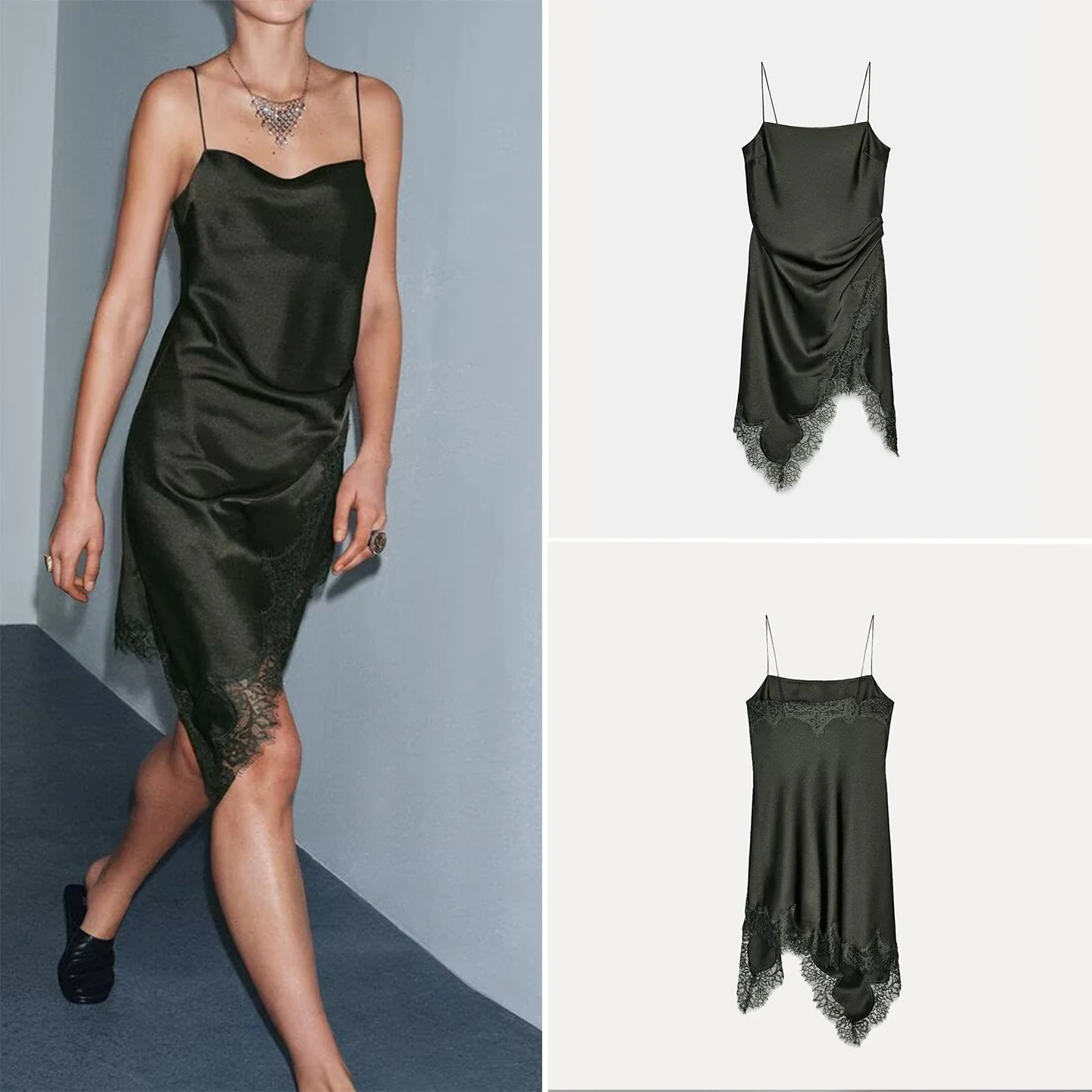 

Z Women's Faion Lace Innerwear Sle Top Ele Personali 2025 New Arrival Sexy Long Sve Slim Fit Daily Wear