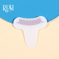 RISI 5-100pcs/Lot Eyelash Extension Rulers Lashes Tools Eyelash Lift Tools PVC Rulers Support Logo Wholesale Makeup Tools