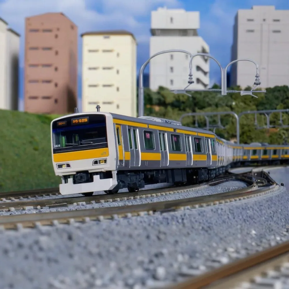 KATO N-scale 1/160 Train Model E231 Series 500 Electric Locomotive 10-Car Set 10-1912/3 Yellow Train Set Boys' Toy Gift