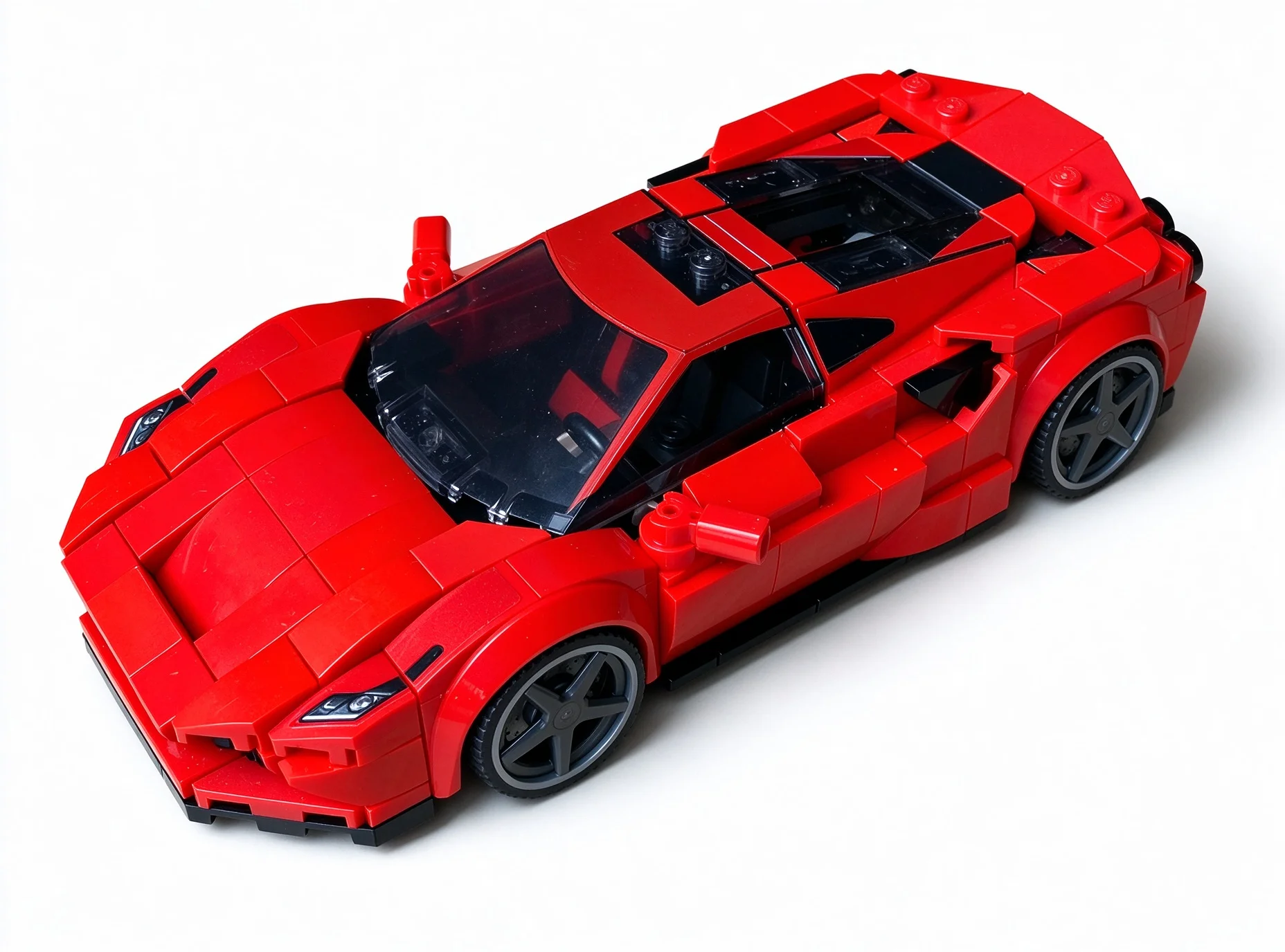 MOC Supercar Building Blocks 347Pcs DIY Assembly Racing Car Model Bricks Toy For Collection And Home Decoration