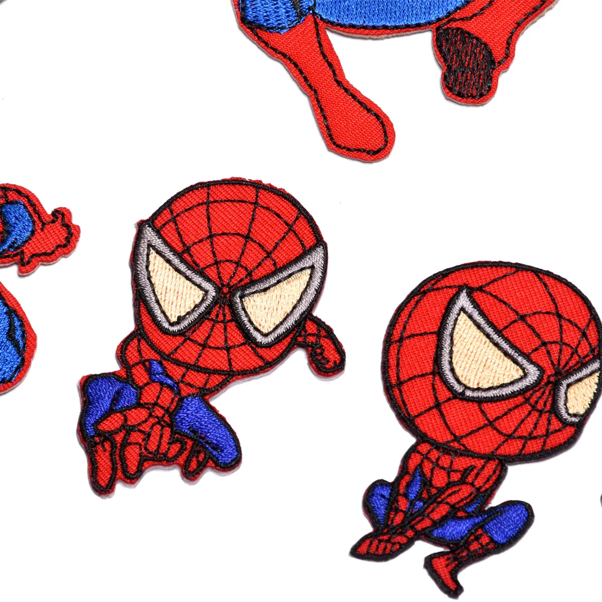 14/33 pz Disney supereroi Spiderman Anime Spider Cartoon stiratura Patch vestiti Patch indumento adesivi ricamo Applique