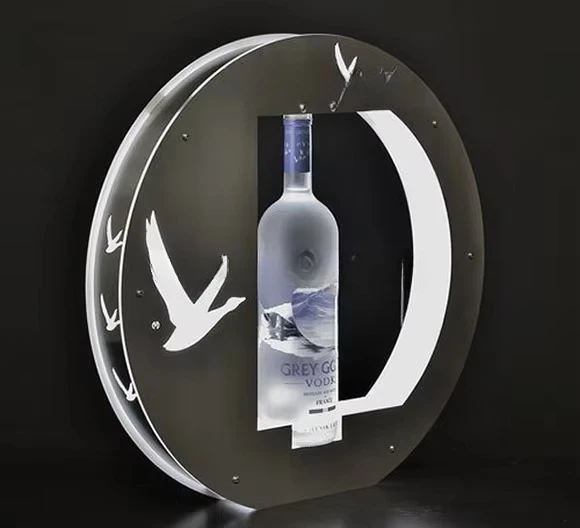 

Световой дисплей для винных бутылок Art World Custom LED, подсвечиваемый акриловый стенд для напитков