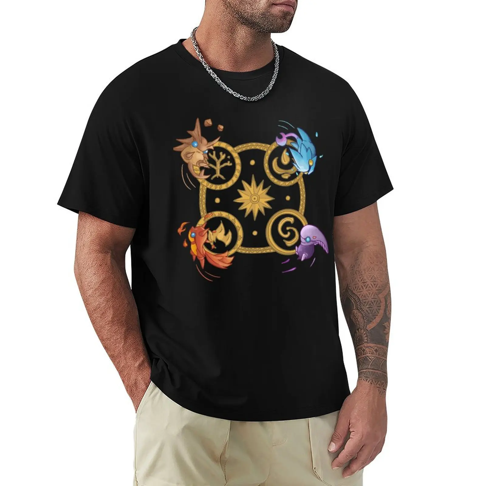 Elemental Stars are here T-Shirt Thanksgiving Casual Tee