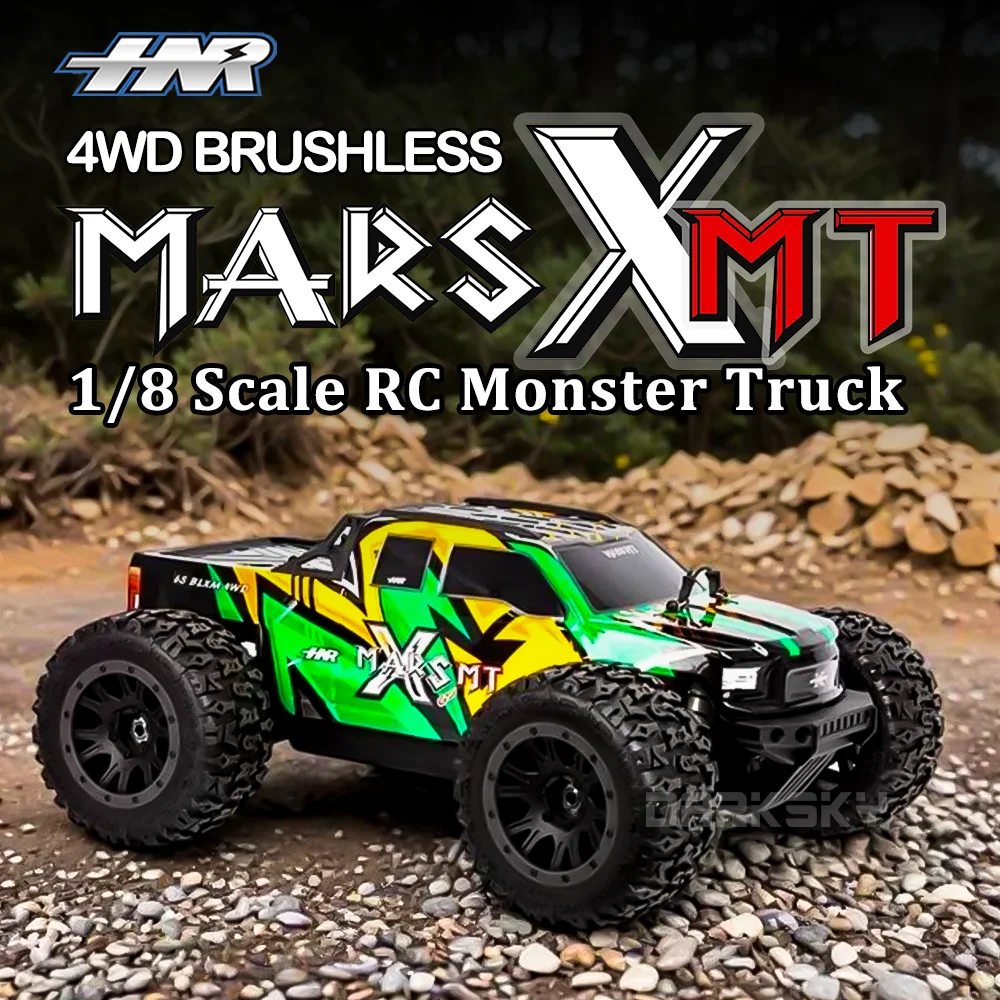 

HNR H9902 X-MARS MT 6S Brushless 4WD RC Monster Truck 1/8 Electric Remote Control Model Cars RTR Adult Children's Toys