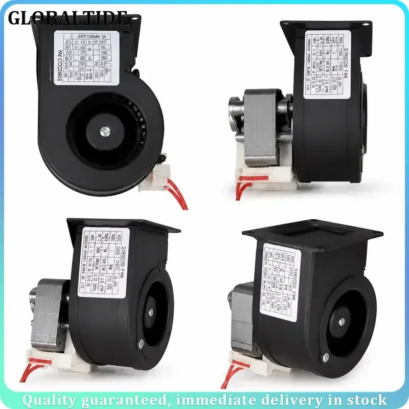 Silent 220V Small Electric Blower Micro Centrifugal Fan Iron Shell High Density Airflow for Barbecue Stove Snail Type Compact