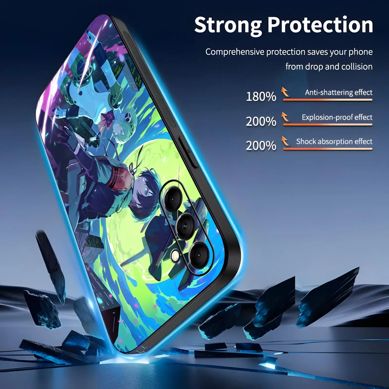 Phone Case For Samsung A57 A56 A37 A27 A17 A36 A26 A55 A35 Anti-Drop Soft Black Case HOT Game persona e 3 view 3