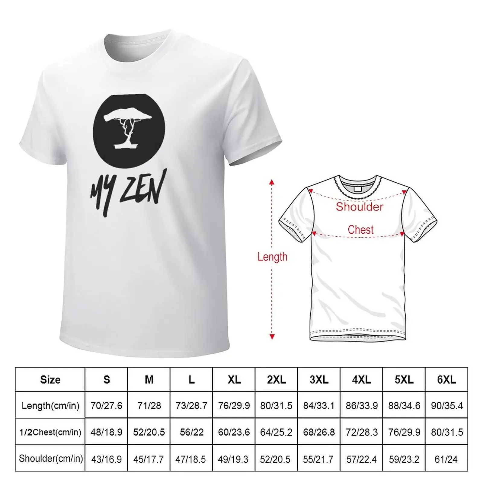 Bonsai - My Zen T-Shirt graphics oversized hippie clothes Blouse heavy weight t shirts for men