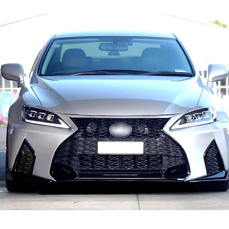 Facelift Upgrade to 2021 is250 headlight Bodykit grille bumper set for Lexus IS250 headlight 2006-2012 IS300 IS350 IS body kit