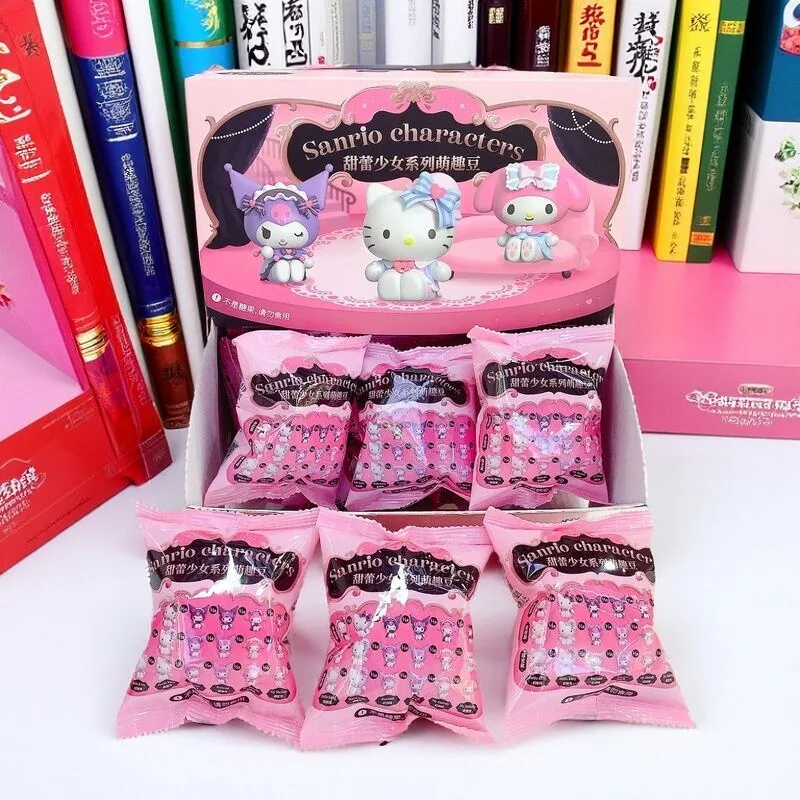 

Sanrio Characters Blind Box Toys Sweet Buds Girls Cute Beans My Melody Hello Kitty Kuromi Doll Gifts Toys Collect Ornaments