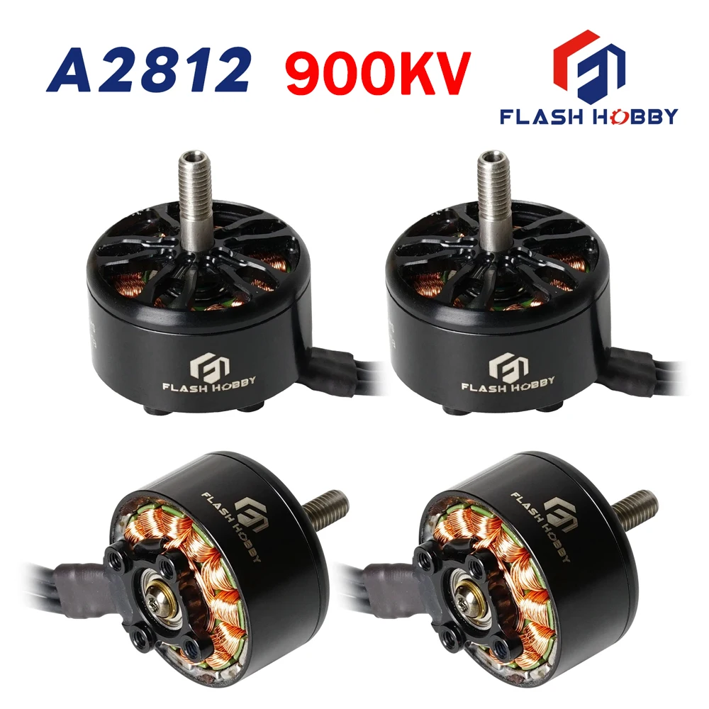 Flashobby A2812 2812 900KV 3-6S bezszczotkowy silnik do RC Multirotor samolotu 7 \