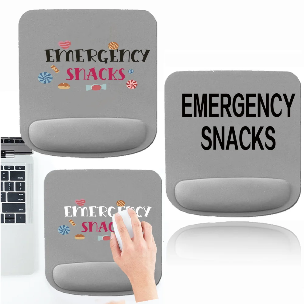 Ergonomic Protecting The Wrist Mouse Pad Thickened Non Slip Mice Mat Soft Mousepad for PC Laptop Computer for Snack Pattern