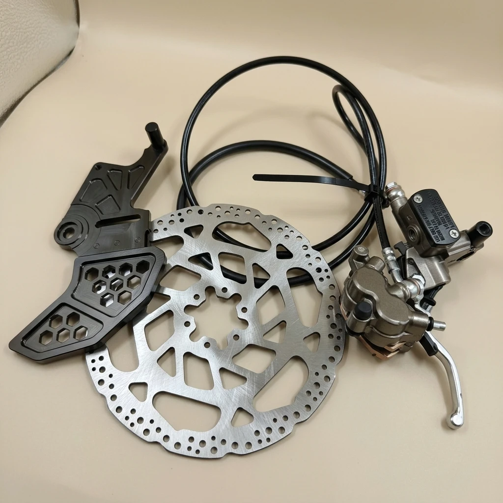 Premium Rear Brake Caliper Kit for  Light Bee Dirt Bike Reference Ultra Bee Structure for Retrofit and Replacement