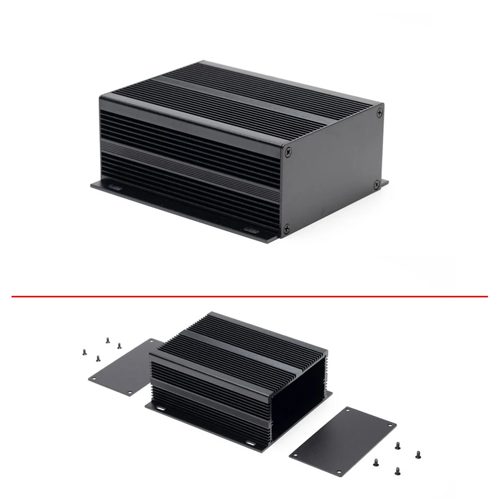 Electronic DIY Instrument Project Enclosure Extruded Aluminum Box Cooling Case Universal Integrated Metal Housing J29 116*53MM