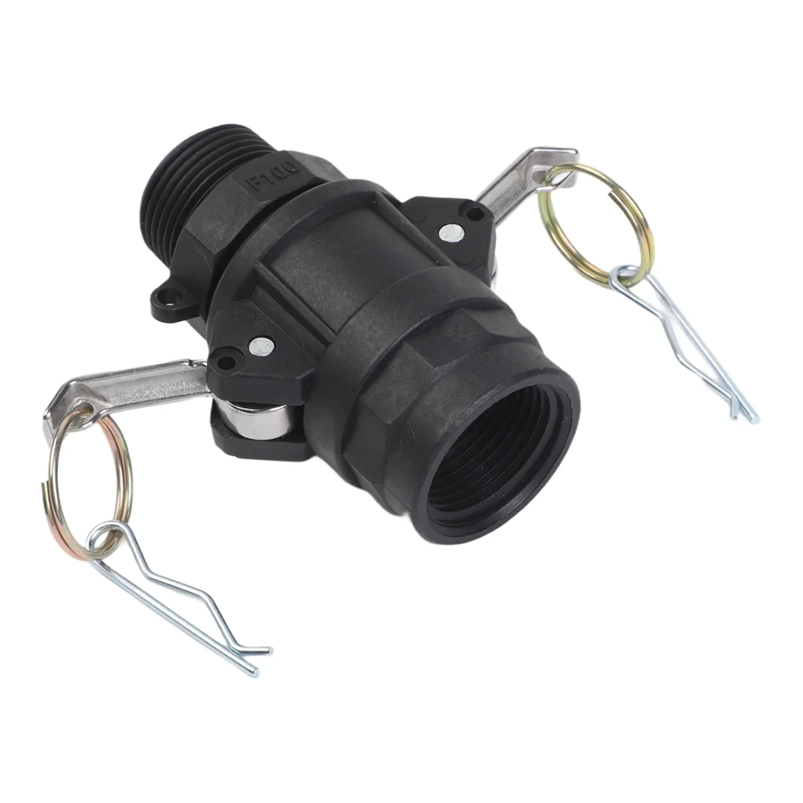 2Sets Cam Lock Hose Fitting Kit Polypropylene Type D & F Compatible with Various Quick Connect Sizes and Types