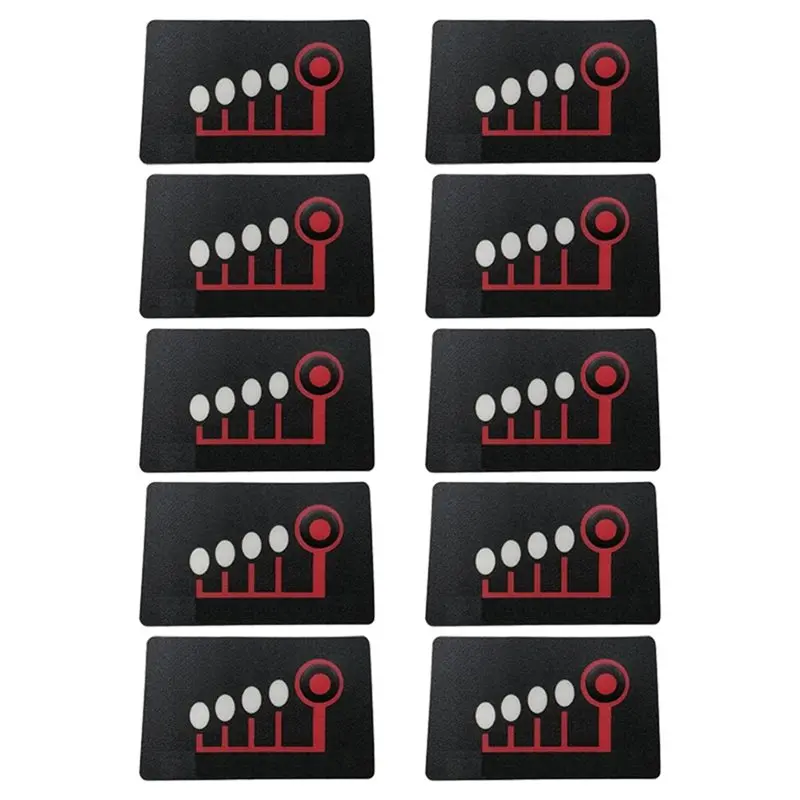 

A93G For M18 Lithium Battery For 18V 48-11-1815 Li- Battery Pack 10PCS LED Power Display Stickers LED Key Label