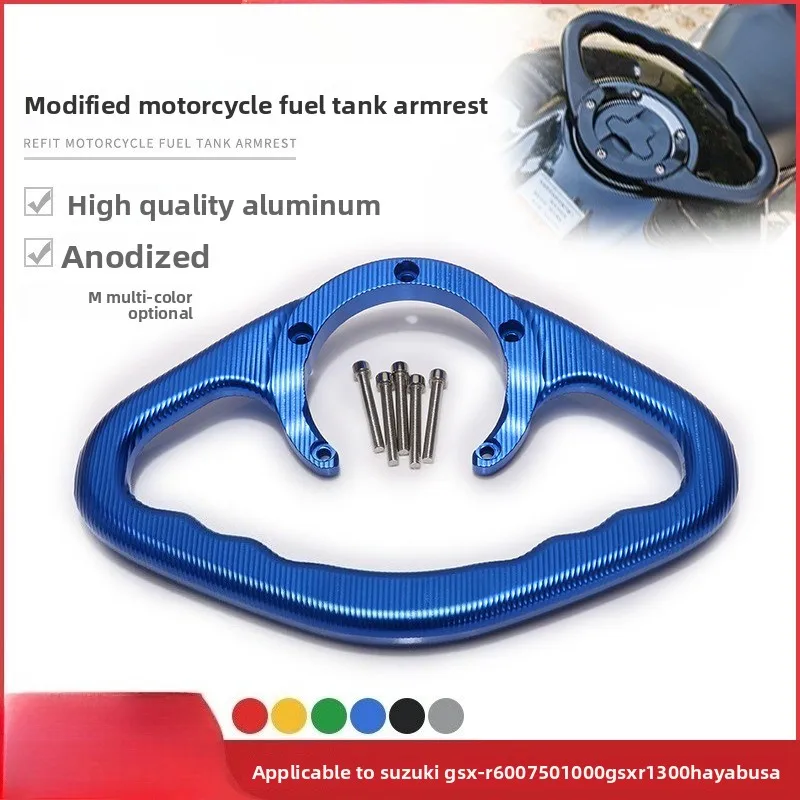 

For Suzuki GSX-R600/750/1000/1300 Accessories Aluminum CNC Motorcycle Passenger Handgrips Fuel Tank Handle Universal Armrest