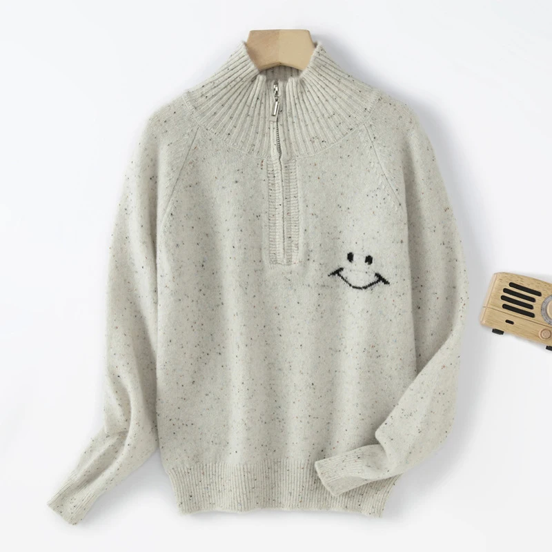 

Boys Wool Sweater Winter Thickening Teenager Childrens Embroidery Wool Sweater Girls Long Sleeves Sweater Kids O-neck Sweater