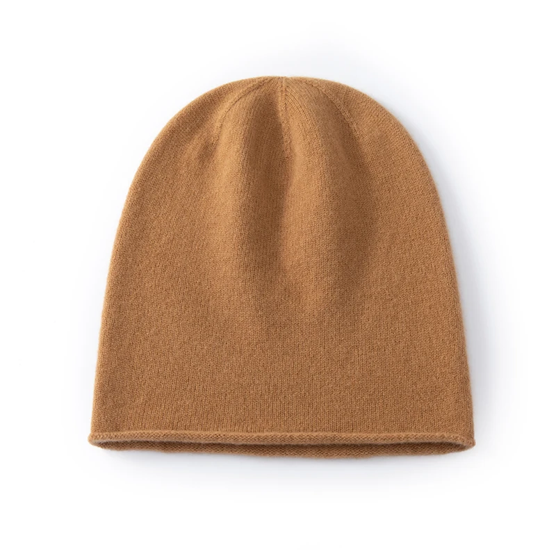 Simple Classic Pure 100% Wool Knitted Curling Heap Beanie Hat for Women and Men Male and Female High Quality for Autumn Winte, image 13