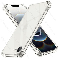 i16e Case Anti-Yellower Transparent Soft Cover For iPhone16e iPhone 16e i Phone 16e 16 e e16 2025 Clear Crystal Shockproof Coque