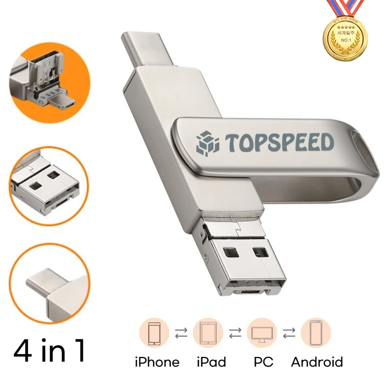 Round the World C type USB memory 3.0 3.2 Portable large capacity smart phone compatible C type USB memory mobile phone OTG