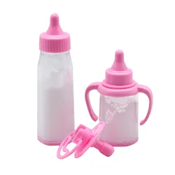 1Set Maigic Baby Reborn Dolls Feeding Bottle Toy Magic Liquid Disappearing Milk Accessories Children Gift Toy Prop Milk Bottle