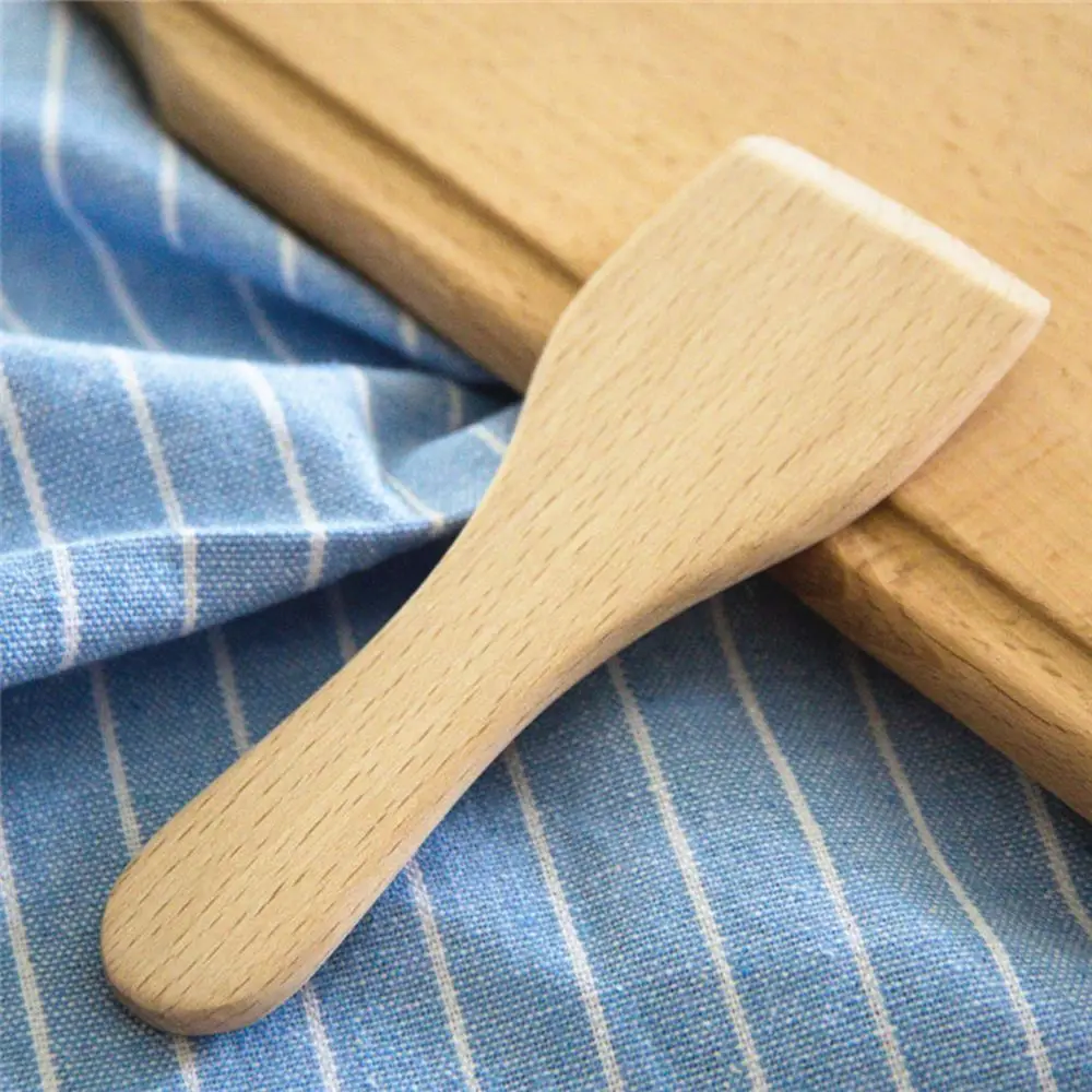 

5/10pcs Small Beech Gadget Bakeware Butter Turners Cooking Shovel Kitchen Utensils Spatulas