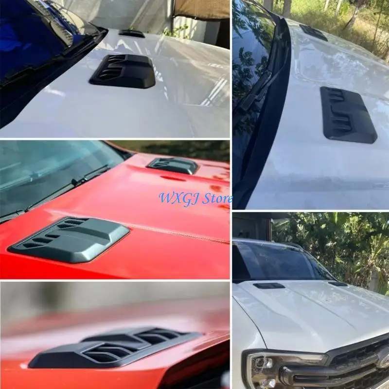 

37JE Car Bonnet Vent Engine Hood Air Vent Cover for Personalizes Vehicle Appearance