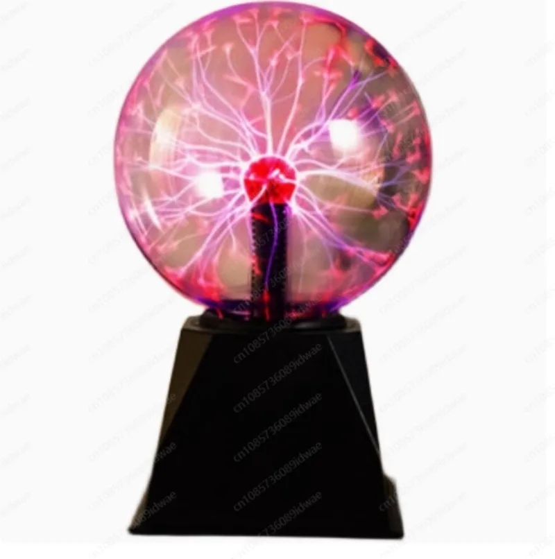 6-inch ion sphere glow ball simulation Tesla coil red light blue light 15cm glass diameter lightning ball