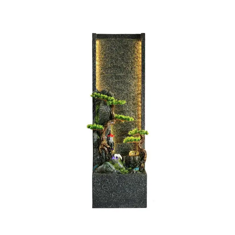 Flowing water screen rockery fountain new Chinese hotel restaurant ornament