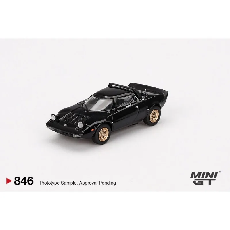 [In Stock] MINI GT 1:64 Lancia Stratos HF alloy car model. A gift toy for friends, a collection decoration item.