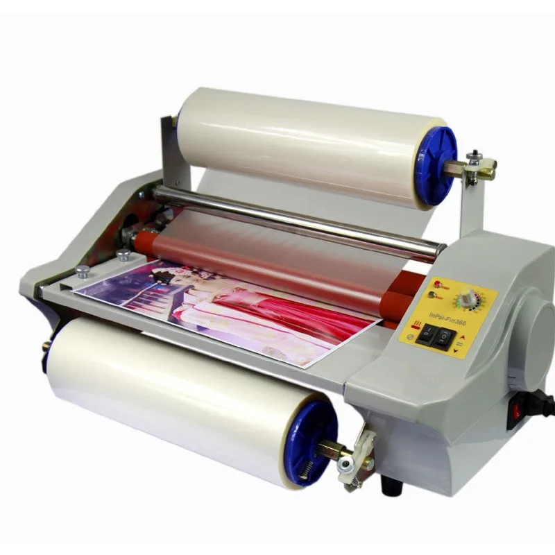 FM360 Paper Laminating Machine Cold Roll Work Card Office Document Laminating Machine A3
